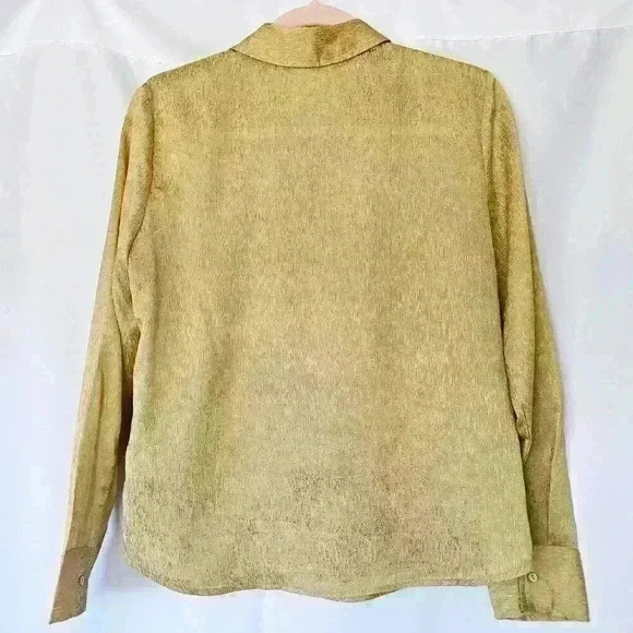 ✨Like New✨ BB Dakota/Steve Madden Button Down Shirt, Gold, Size S - Picture 8 of 8